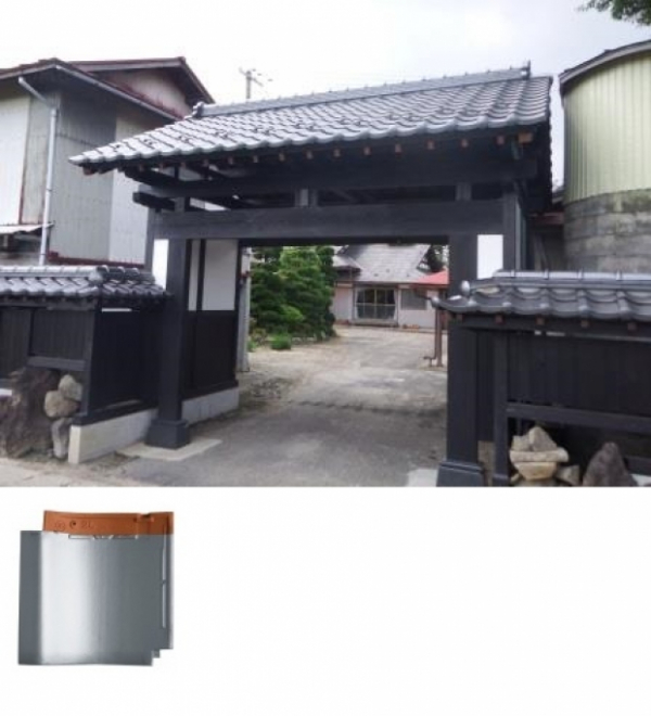 門塀施工例 栗原市 一般住宅